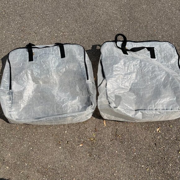 4 IKEA DIMPA Storage Bag Clear Zippered Extra Large Frakta Bedding Comforter - Picture 8 of 11